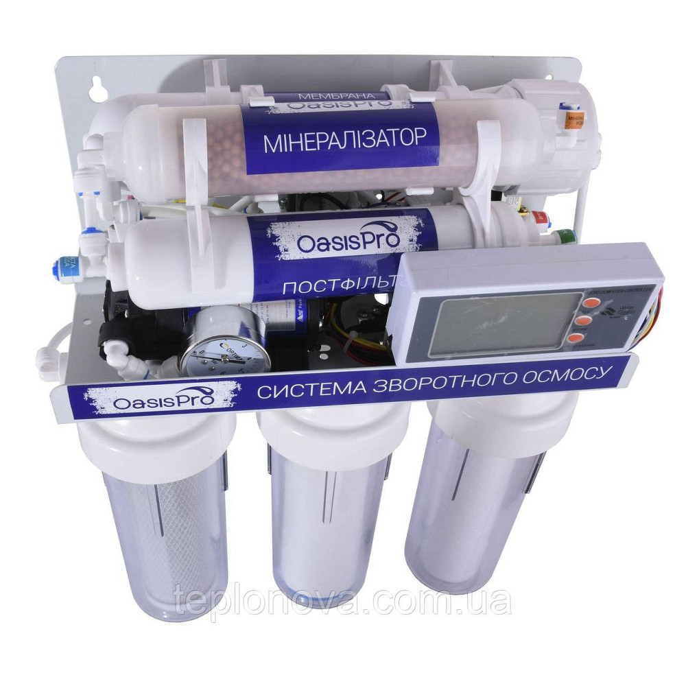 Система обратного осмоса OasisPro, насос + ПЛАСТ. бак, минерализатор, блок управления BSL02M-RO-75 Черновцы - изображение 8