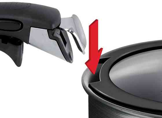 Набір скляних кришок Tefal Ingenio 16/18/20 см (L9849053) ( прозорий, чорний ) Харьков