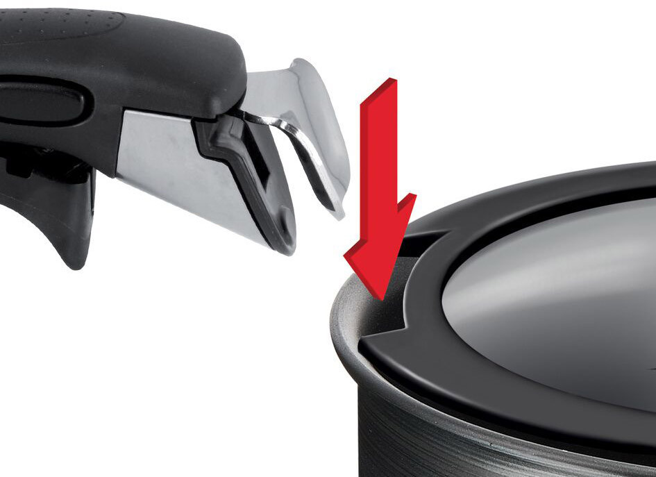 Набір скляних кришок Tefal Ingenio 16/18/20 см (L9849053) ( прозорий, чорний ) Харьков - изображение 2
