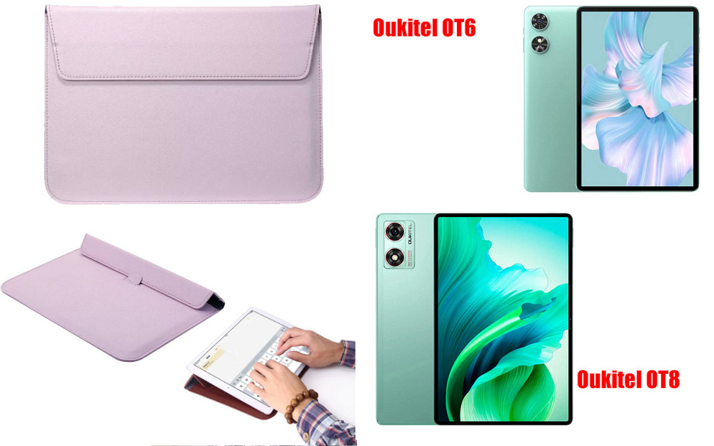Чохол-конверт VitoCase для Oukitel OT6, OT8, з функцією підставки для планшета Фіолетовий Київ - фото 1
