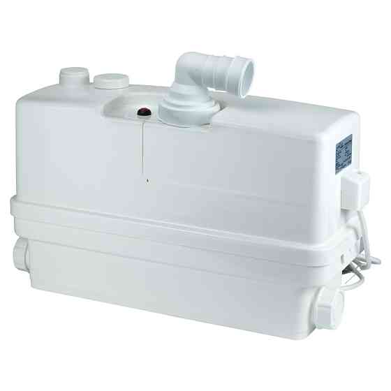 LEO Станция канализационная 0.6кВт Hmax 8.5м Qmax 110л/мин 3 входа + фронтальный вход 90мм LEO Киев