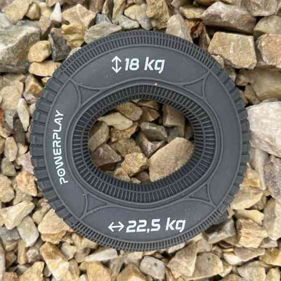 Эспандер кистевой силиконовый PowerPlay PP-4330 Hand Grip Loops Medium 18-22,5-36 кг. Серый Киев