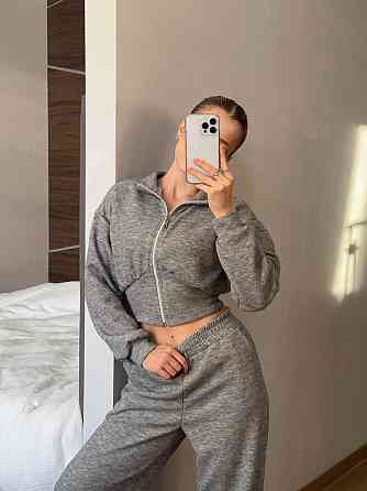 Жіночий теплий прогулянковий костюм із турецької ангори Меланж, 46/48 Одеса