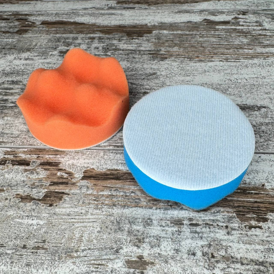 Набір полірувальних насадок 6шт та диск 7.5см для шліфування авто дрилем Київ