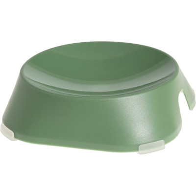 Посуд для котів Fiboo Flat Bowl миска без антиковзких накладок зелена (FIB0127) Вінниця - фото 1