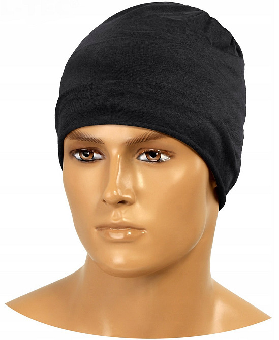 Універсальний Тактичний Бафф (Шарф) з флісу багатофункціональний Mil-Tec від Sturm (12217002) Black Нововолинськ - фото 9