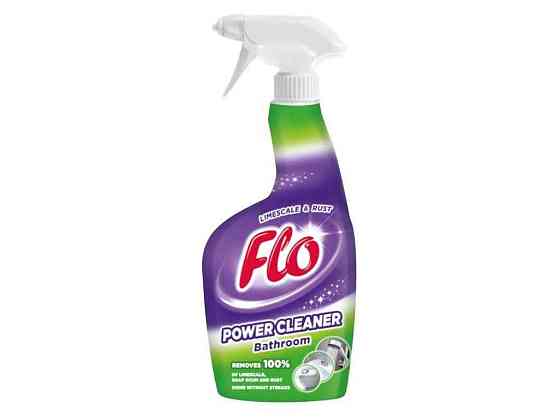 Средство для мытья ванной комнаты 750мл триггер Power Cleaner Bathroom ТМ FLO Киев