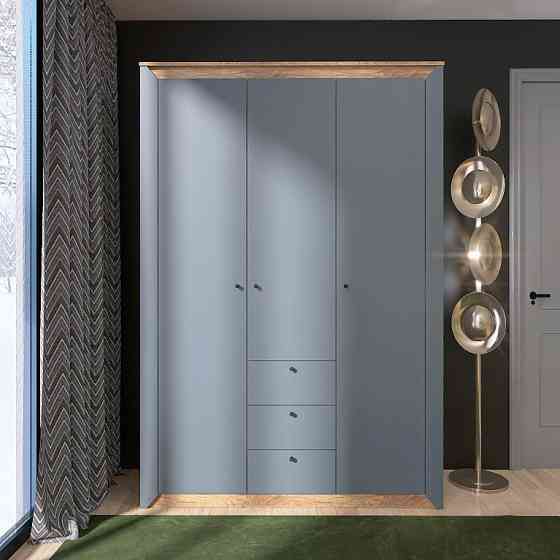 Шафа тридверна Еверест Нордік-1400 Графіт + Дуб крафт золотий (DTM-5538) Львів