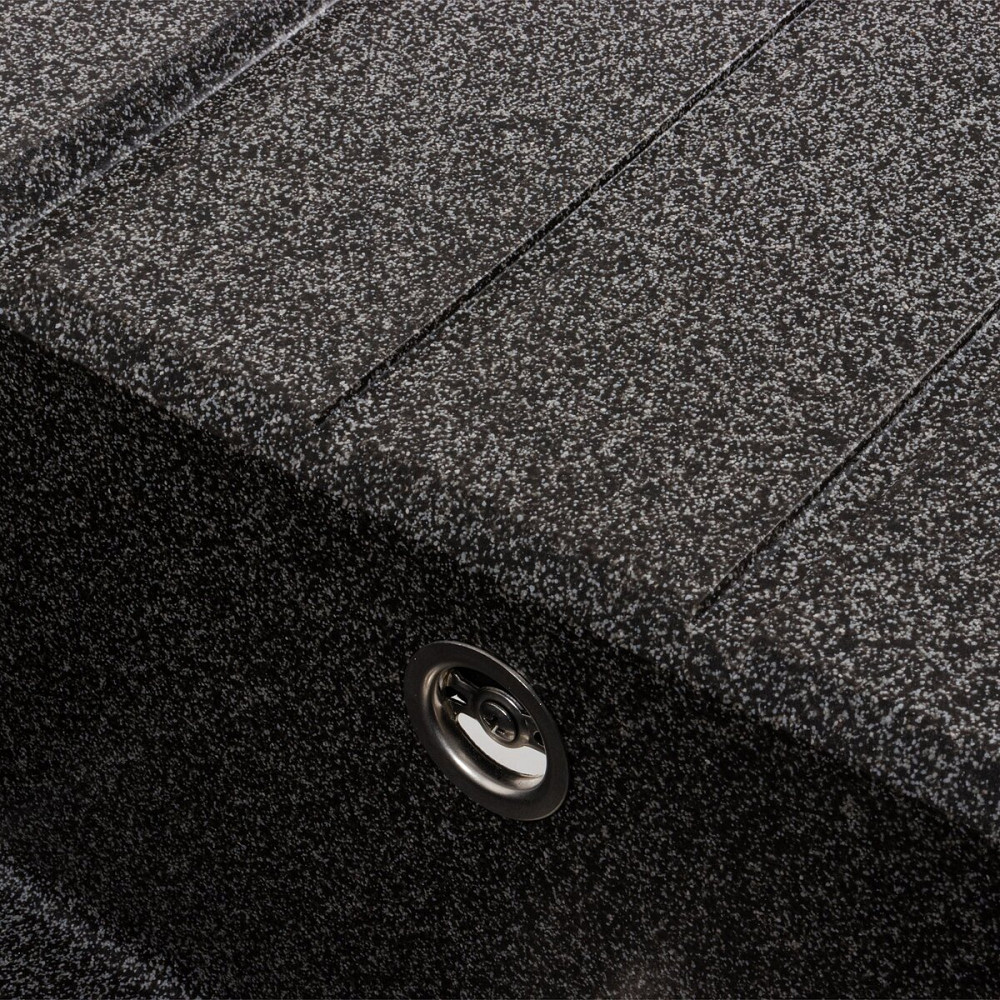 VALESO Гранітна мийка для кухні VALESO SOLID 7843 матова Графіт Київ - фото 7