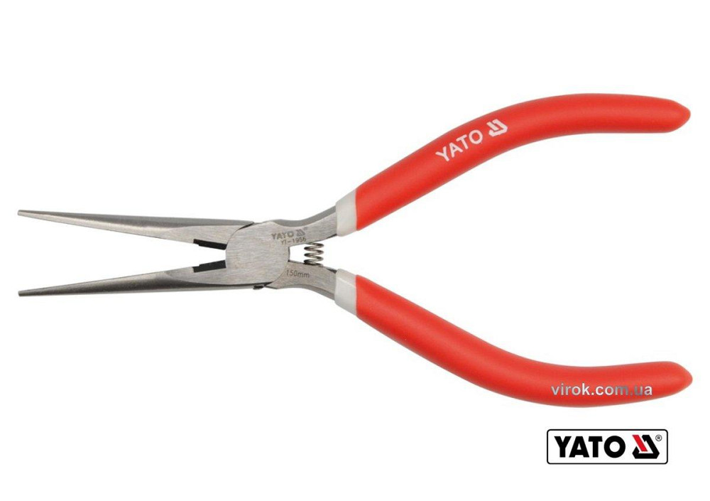 Тонкогубці прямі YATO : 6", L= 150 мм [6/120] Одеса - фото 1