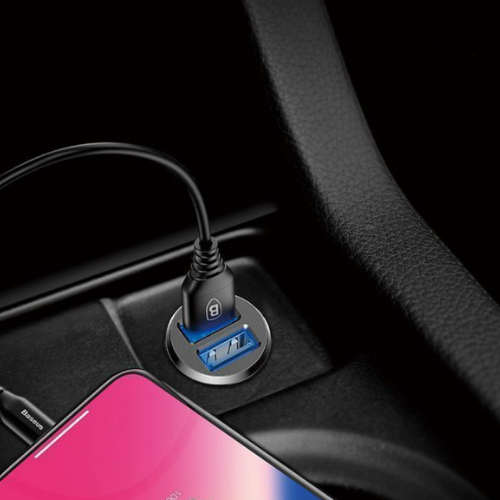 Автомобільний зарядний пристрій BASEUS CCALL-ML01 5V 3,1А чорний Житомир