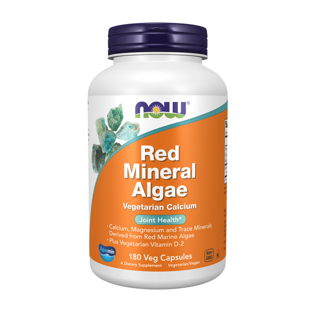 Минералы из красных водорослей NOW Foods Red Mineral Algae 180 капс Киев - изображение 1