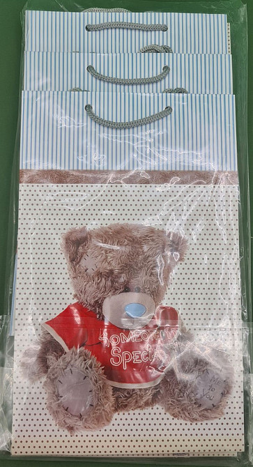 Паперовий пакет подарунковий Середній 17/26/8 (артSV-141) (12 шт.) Харків - фото 4