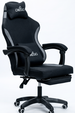 Кресло геймерское DIEGO Soft Black Киев