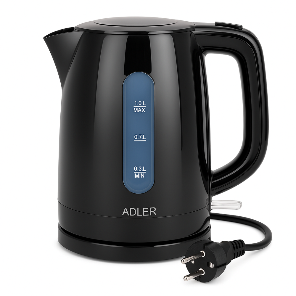 Електричний чайник з індикатором роботи Adler AD 1380b 1л 2200Вт, Електричні чайники якісні MF-84 Львів - фото 11