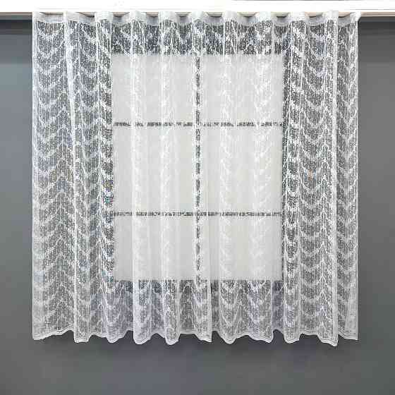 Тюль VR-Textil 1788т Жакард Білий 200х150 см (42-0847) Київ