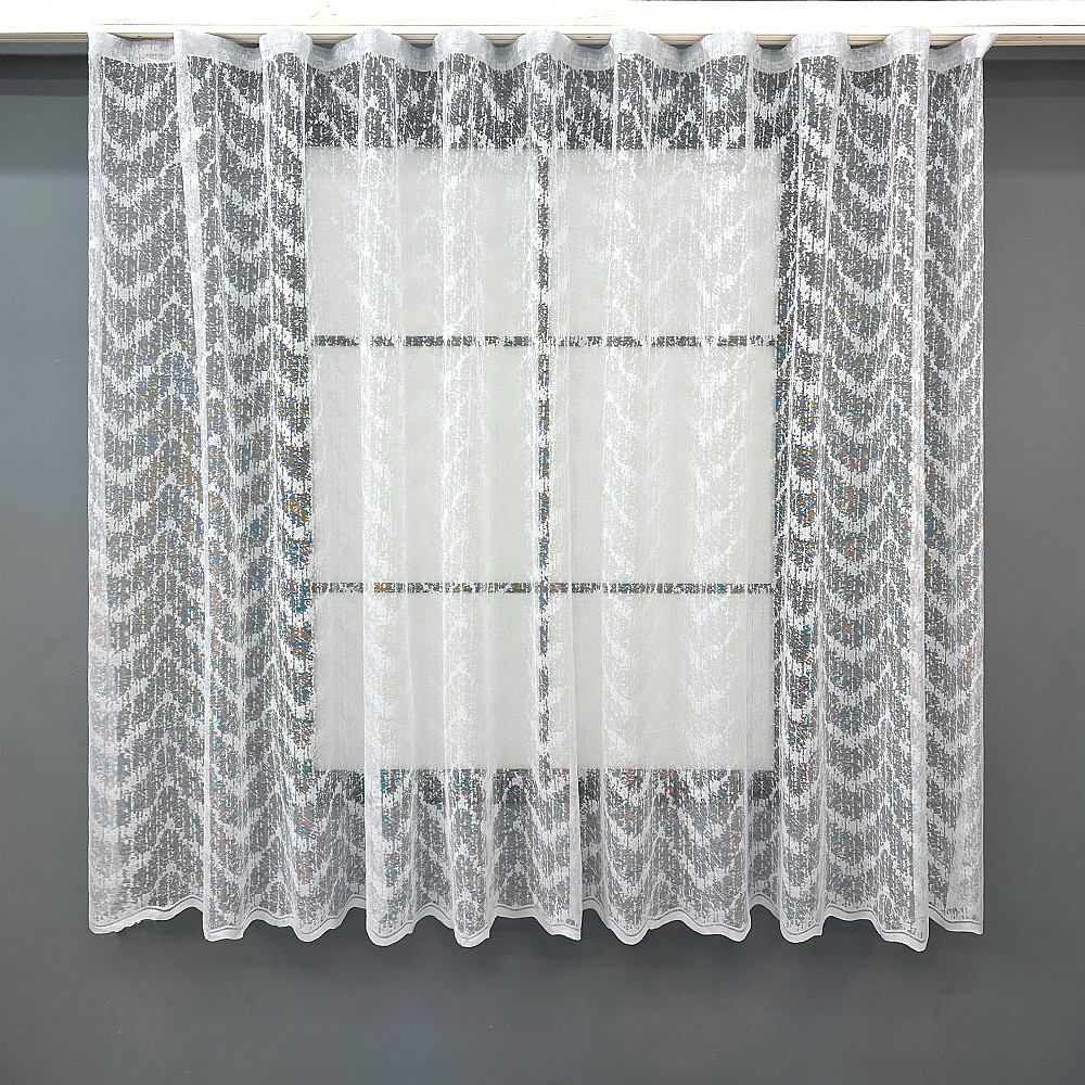 Тюль VR-Textil 1788т Жакард Білий 200х150 см (42-0847) Київ - фото 1