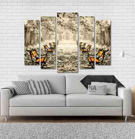 Модульная картина Осень Парк Art-98_5 Київ