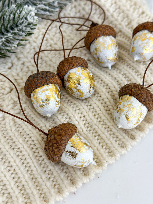 Набор желудей расписанных вручную. Киев - изображение 5