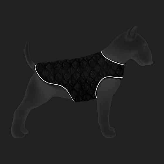 Курточка-накидка для собак WAUDOG Clothes, малюнок "Луска", M, А 37 см, B 52-62 см, С 36-47 см Київ