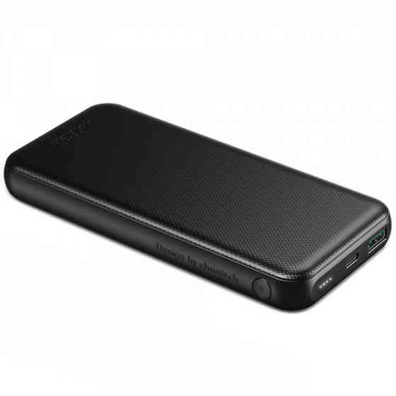 УМБ Choetech 10000mAh, 18W PD QC3.0, USB-C In/out, USB-A Li-pol чорна (B627-V3-CC-BK) Киев