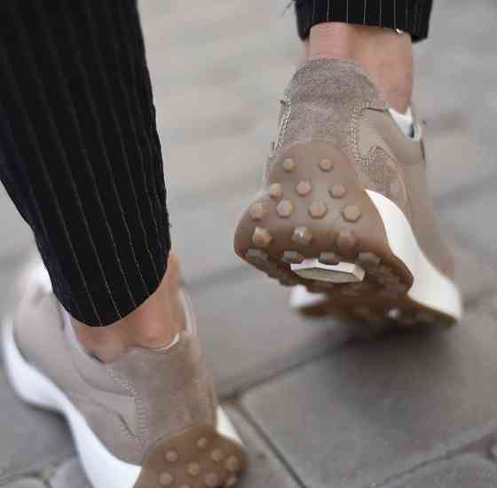 EMELI Кросівки жіночі EMELI 171/5 капучіно (весна-осінь, шкіра+замша натуральна) (4993) Коломия