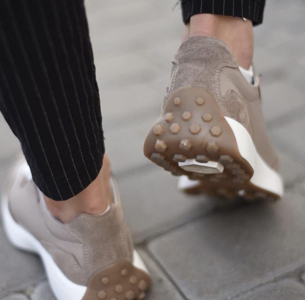 EMELI Кросівки жіночі EMELI 171/5 капучіно (весна-осінь, шкіра+замша натуральна) (4993) Коломия - фото 3