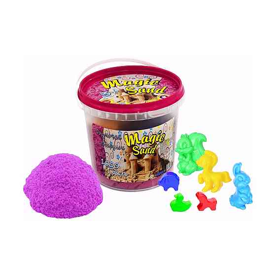 Magic sand  рожевого кольору у відрі 1 кг, шт Київ
