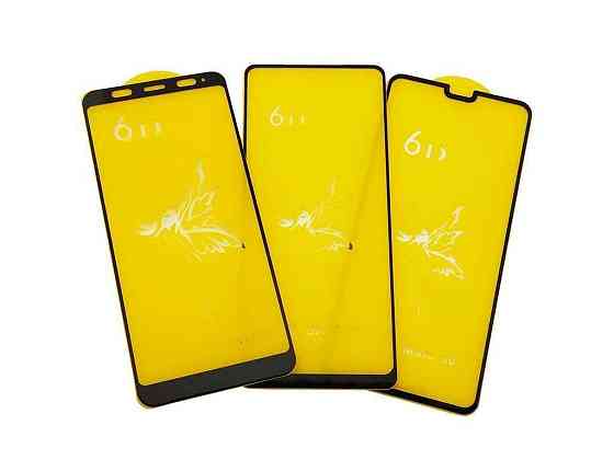 Скло захисне 5DH Huawei/Prime/Honor Y7 2018/Y7 2018/7C Pro чорне в т.у. РОЗПРОДАЖ ТМ GERLAX Київ