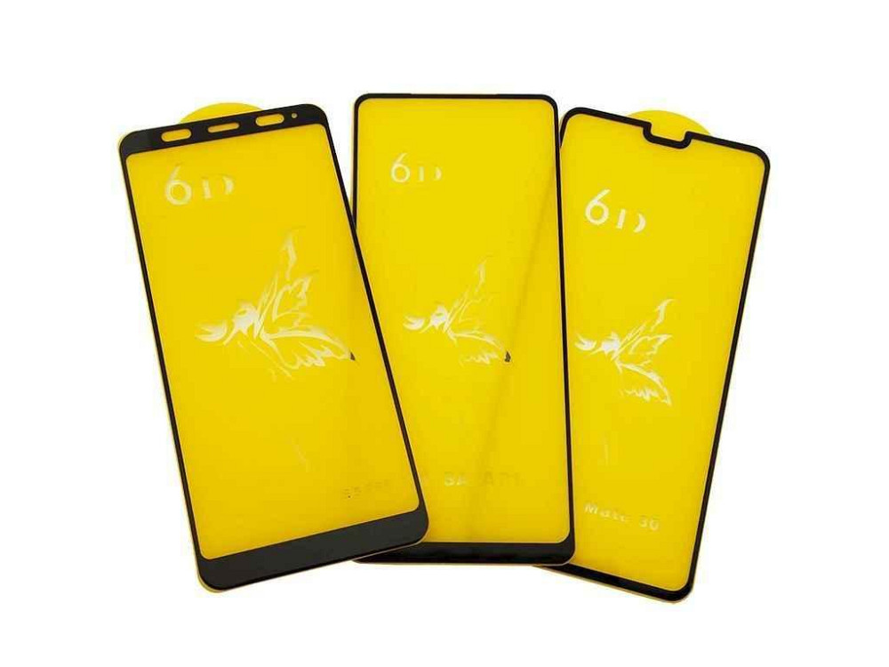 Скло захисне 5DH Huawei/Prime/Honor Y7 2018/Y7 2018/7C Pro чорне в т.у. РОЗПРОДАЖ ТМ GERLAX Київ - фото 1