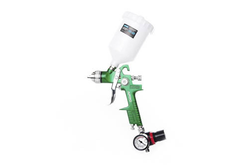 Краскораспилювач APRO HVLP Ø1,4 мм з пластиковим баком 600 мл та редуктором – якісне фарбування, економія матеріалів Харків - фото 1