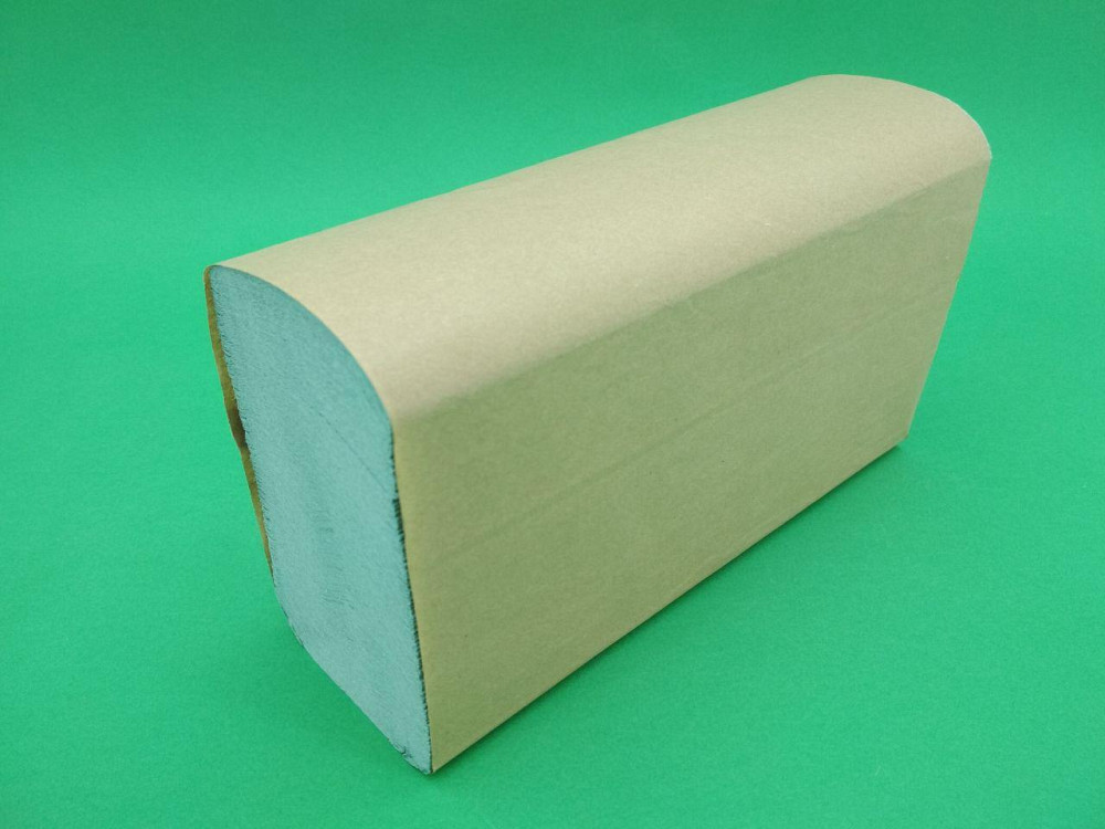 Бумажное полотенце ZZ  зеленое (220*230) Кохавинка (1 пачка) Харьков - изображение 1