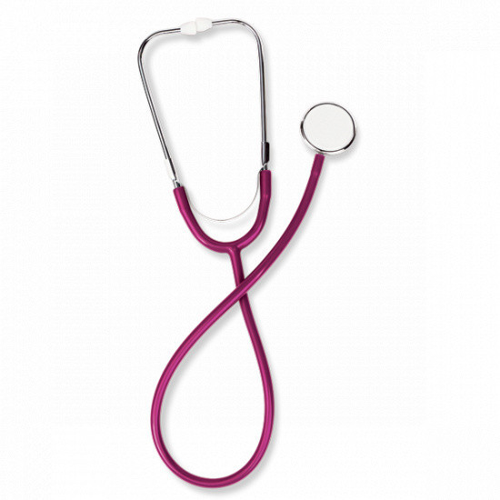 WS-1 Стетоскоп с односторонней головкой (бордовый) Днепр - изображение 1