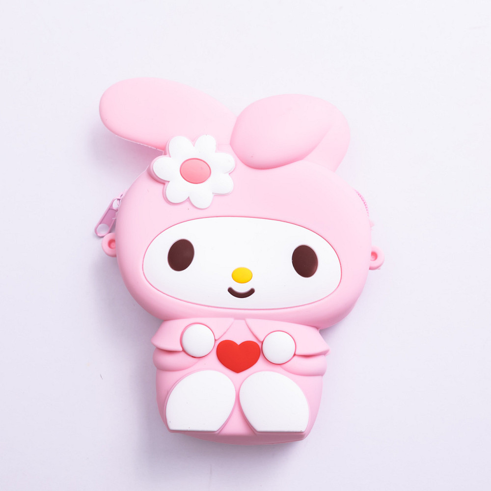 Силиконовая детская сумочка-кошелёк с поп-ит, розовая Киев - изображение 2