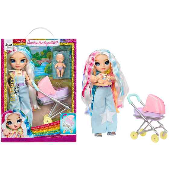 Ігровий набір з ляльками Rainbow High серії Junior High Babysitters — Амая Днепр