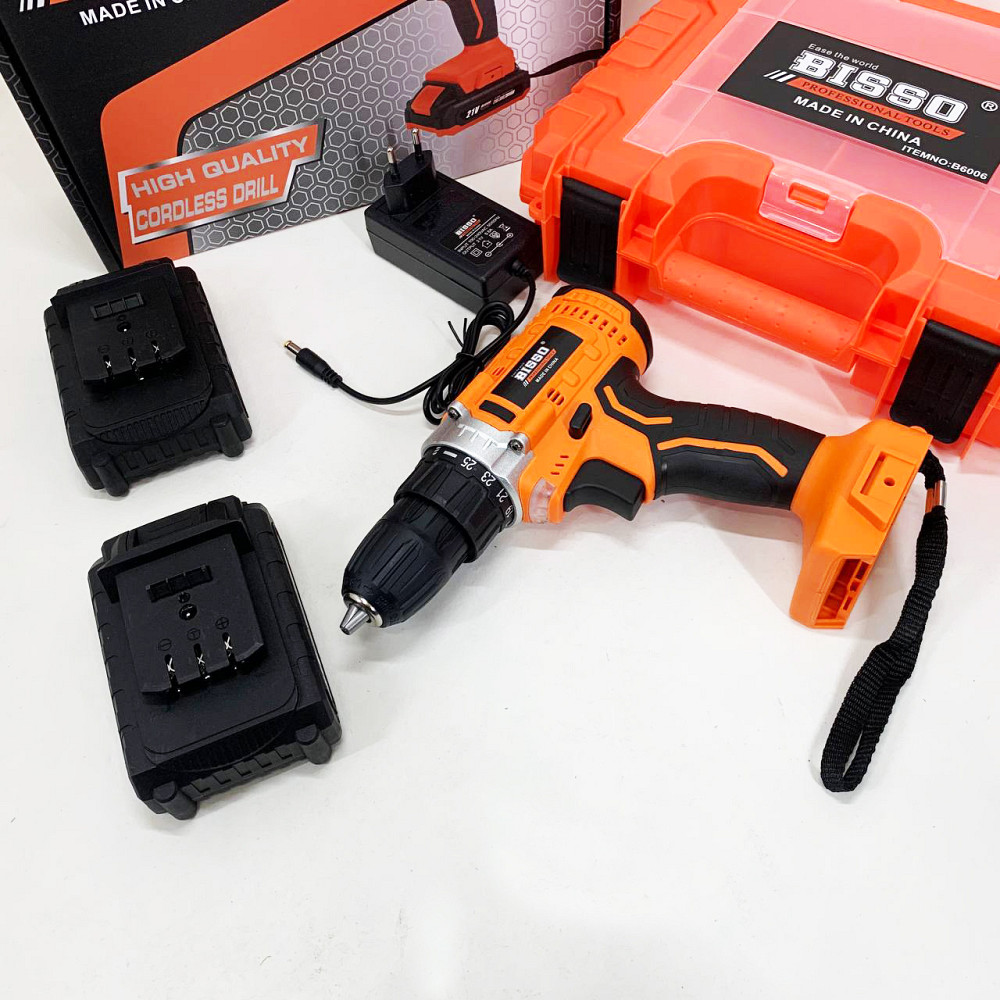 Шуруповерт акумуляторний у валізі BISSO B6008 21V DX-58 Львів - фото 7