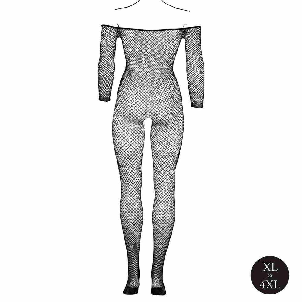 Жіночий боді-комбінезон із сітки Le Desir Off Shoulder Fishnet Bodystocking, чорний Sex Aura Київ - фото 2