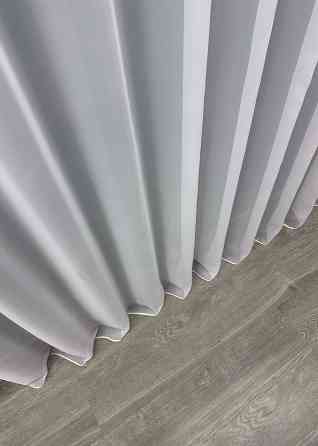 Тюль Вуаль шифон однотонный белый 1547т Киев