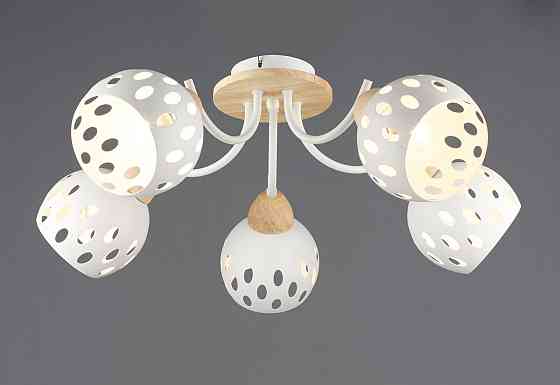 VALESO Люстра VALESO B N6655/5 Білий + Дерево Коломия