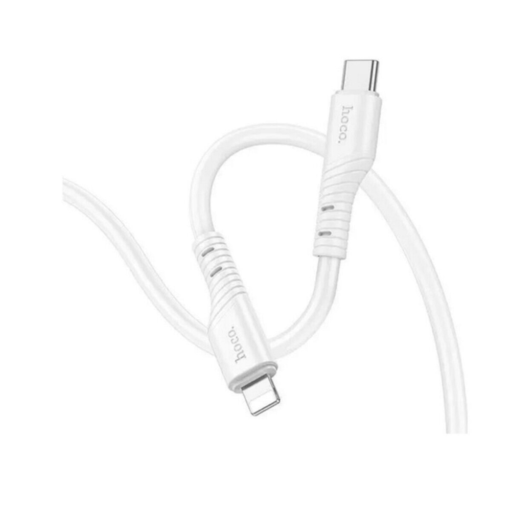 Кабель HOCO X97 Crystal color silicone charging data cable iP white (6931474799791) Київ - фото 2