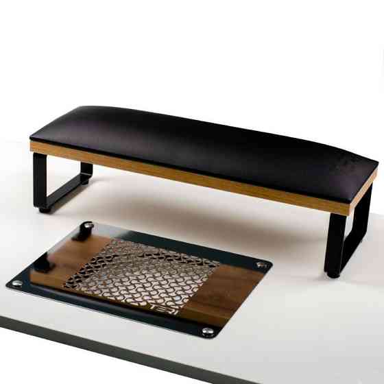 Подлокотник для маникюра LOFT S  черное дерево Киев