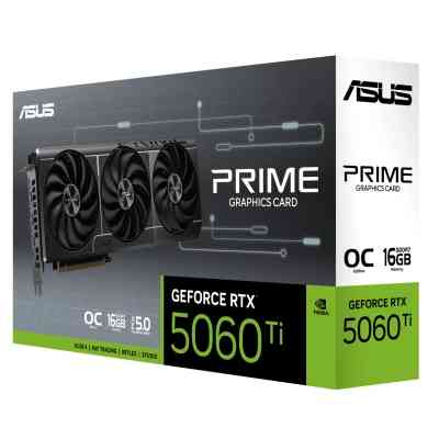 Видеокарта ASUS GeForce RTX5060Ti 16Gb PRIME OC (PRIME-RTX5060TI-O16G) Винница