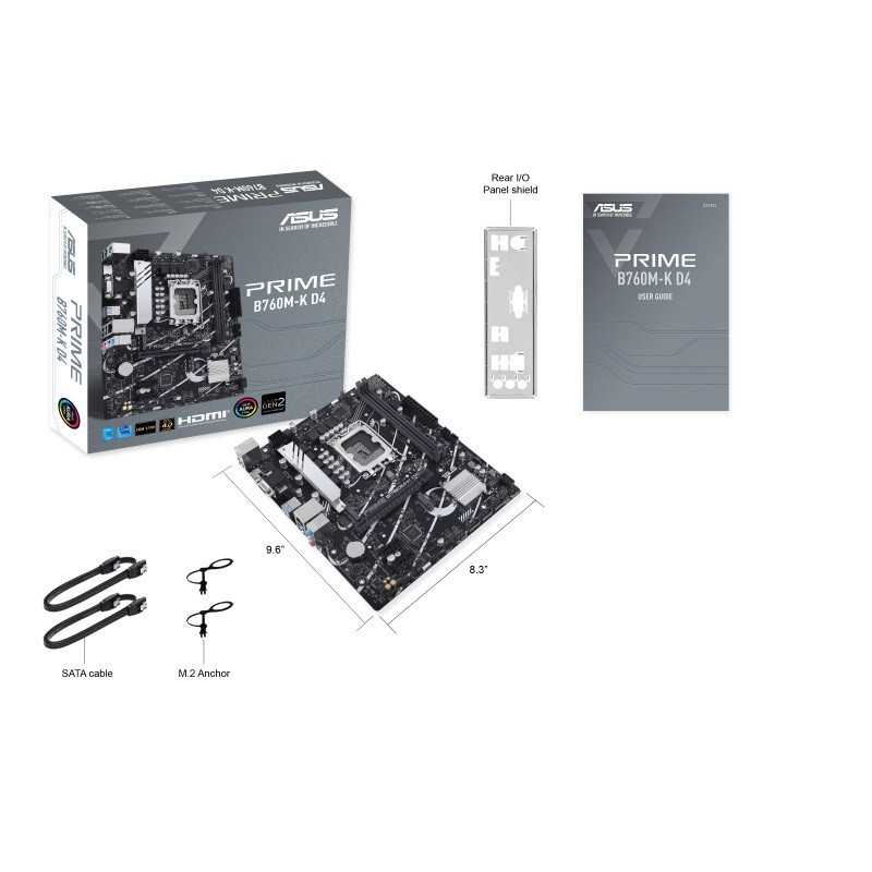 Материнська плата Asus Prime B760M-K D4 Socket 1700 microATX Харьков - изображение 6