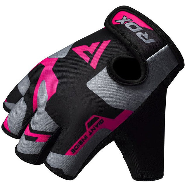 Рукавички для фітнесу RDX F6 Sumblimation PINK M Каменское - изображение 3