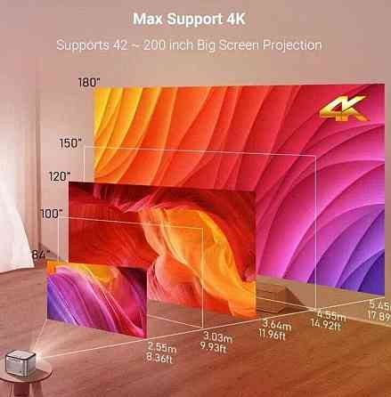 Проектор: BYINTEK X25 Full HD/ 1080P / 4K/ Android.Смарт FullHD Харьков