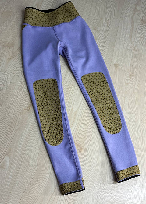 Лосины женские Clover 9973 утепленные с пуш-ап и широким поясом черные, черный, S Киев - изображение 6