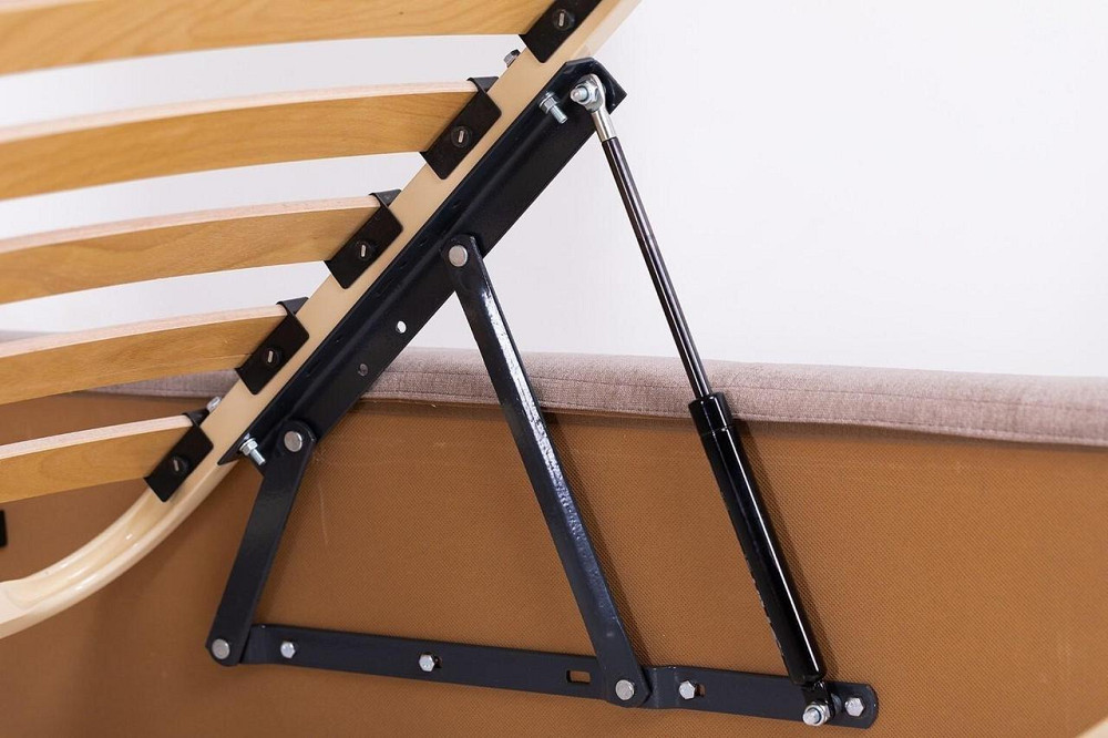 Кровать Octavius Comfort 90 х 190 см Simple С подъемным механизмом и нишей для белья Фиолетовый Киев - изображение 9