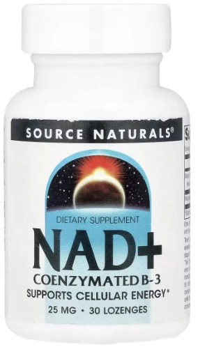 Нікотінамід Ніацин Source Naturals NAD Coenzymated™ B3 30 льодяників Вітамін B3 Київ - фото 1