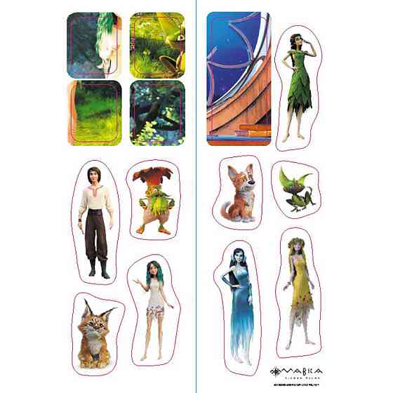 Розвиваючий зошит з наклейками "Подорож до Світу Мавки" 1423012 з плакатом Вінниця