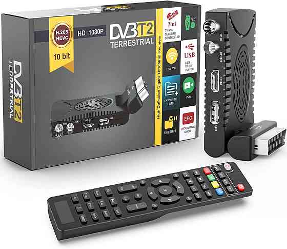 Цифровий тюнер телевізійного сигналу Terrestrial Digital Decoder DVB-T2 Луцк